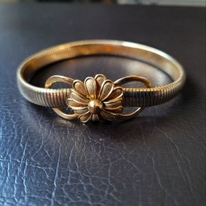 ⭐Vintage Forstner 1/20 12kt GF Daisy Bracelet⭐